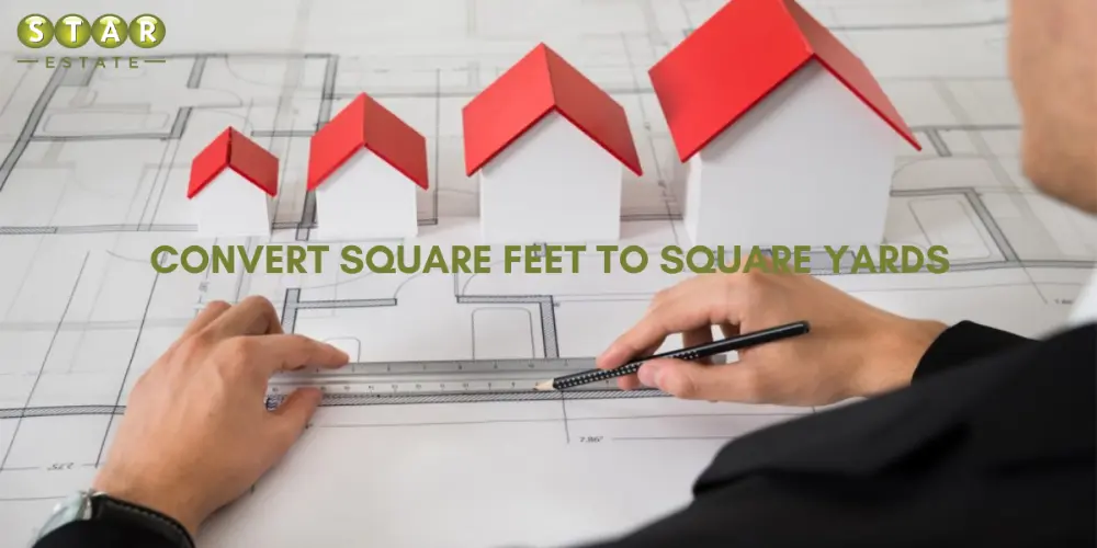 How to convert square feet to square yards